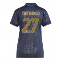 Camiseta Juventus Andrea Cambiaso #27 Tercera Equipación para mujer 2024-25 manga corta